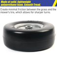thumbnail image 7 of LotFancy 2Pcs 11x4.00-5" Tire and Wheel for Zero Turn Lawn Mowers, Flat Free Solid Smooth Tread Tire, 7 of 7