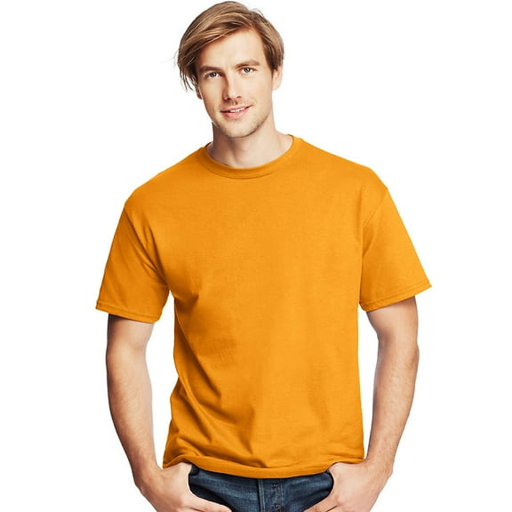 Hanes - Essential-T T-Shirt - 5280, Gold, 2XL, Pack Of 4, Hanes Mens T-Shirts