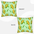 thumbnail image 3 of Fotbe Corn 7 Pattern Velvet Decorative Throw Pillow Covers with Elegant Piping, Soft Plush Cushion Cover for Sofa, Bed, Car, Office-18"x18", 3 of 8