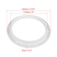 thumbnail image 2 of Unique Bargains 4inch White Circular Non Slip ABS Inspection Hatch Deck with Detachable Cover, 2 of 8