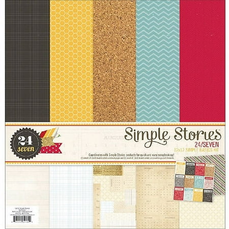 Simple Stories 24/7 Simple Basics Paper Kit
