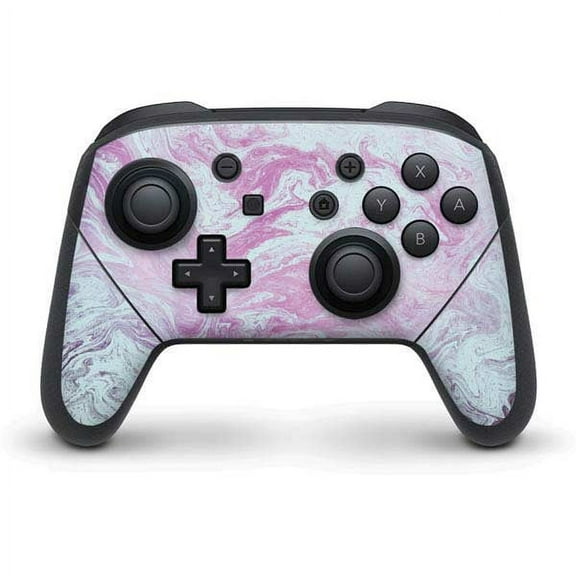Skinit Blue and Purple Marble Nintendo Switch Pro Controller Skin