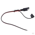 thumbnail image 1 of funtasica 3x SAE Power 300mm 10A 18AWG Extension Cable Plug 2 Pin for Car Solar Panel, 1 of 7