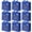 Blue, variant on 50 Pack Small Thank You Gift Bags, 4.5x1.8x3.9 Inches Party Favor Bags, Mini Pink Thank You Bags with Ribbon, Wedding Candy Favor Boxes, Paper Gift Bags for Baby Shower, Birthday Party
