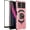 Rose Gold, variant on SPY CASE Case for Boost Mobile Celero 5G Plus 2023 7" Case with Tempered Glass Screen Protector Ring Kickstand Car Mount Shockproof Hard Phone Case Cover - Black