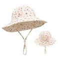 thumbnail image 5 of Gubotare Baby Sun Hats Boy Kids Sun Hat UV Protection Summer Beach Play Hats Wide Brim Neck Flap for Girls Boys (S,Size 12-24 Months), 5 of 6