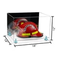 thumbnail image 2 of Acrylic Fireman's Helmet Large Display Case with Mirror, Yellow Risers and Clear Base (A014-YR), 2 of 2