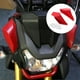 thumbnail image 4 of Alerones universales para motocicleta Yotijar Deflectores de aire laterales ABS Rojo, 4 of 5