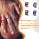 thumbnail image 3 of Anillo con dije de personalidad, diseño Vintage, estilo de tendencia, suministro de joyería de aleación, anillos de apertura populares, barras Ropa, zapatos y accesorios Miscelánea Violeta Sonducket AP010670-01B, 3 of 6