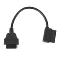 thumbnail image 2 of Cable de extensión OBD2 de 16 pines a 16 pines, adaptador de codo para herramienta de diagnóstico automotriz, cable conector de 0,3 m/1 pie, 2 of 13