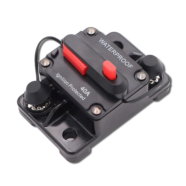 Speravity Repuestos para disyuntores, accesorio para yate, fusible impermeable para coche y barco, circuito de reinicio, dispositivo de ruptura, equipo de Vehículos, repuestos y accesorios Mis 80A Speravity VI001543-06