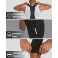thumbnail image 3 of Qualidyne Men’s 3/4 Cycling Bib Tights, 4D Padded Bike Capris with Breathable Stretch Fabric for Road Riding & MTB, 3 of 7