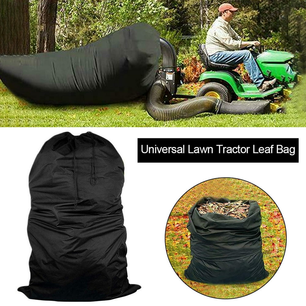 Universal Lawn Tractor Leaf Bag Reusable Garden Tool Accessories