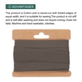 thumbnail image 3 of Uxcell 1Pcs Single Fold Bias Tape Cotton for Sewing 1/2 inch x 10 Yards Brown, 3 of 7