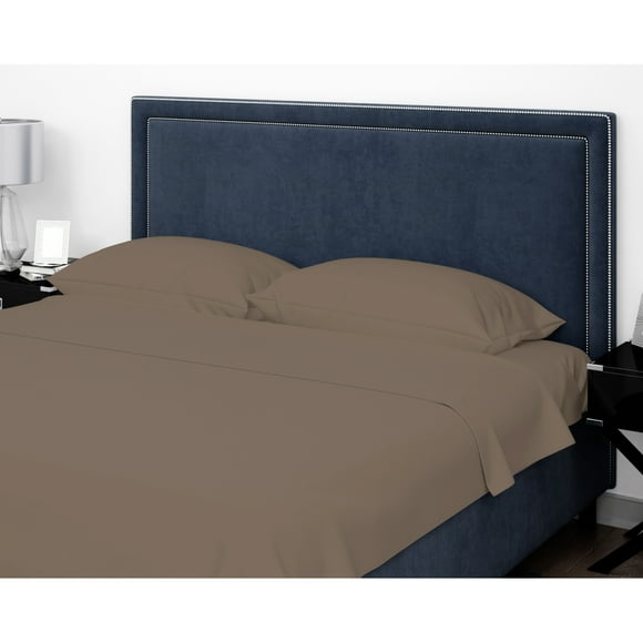 Cotton House - Flannel Sheet Set, 100% Cotton, Full Size, Beige Tuffet