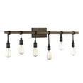 thumbnail image 3 of Burgess 6-Light Bathroom Vanity Light in Durango, 3 of 5
