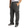 thumbnail image 1 of MenFitness Running Pants indoor Outdoor Lace Up Loose Waist Open for Men Wide Foot Solid Color Mens Training Pants with Pockets Pocket Loose Wool Sweatpants, 1 of 9