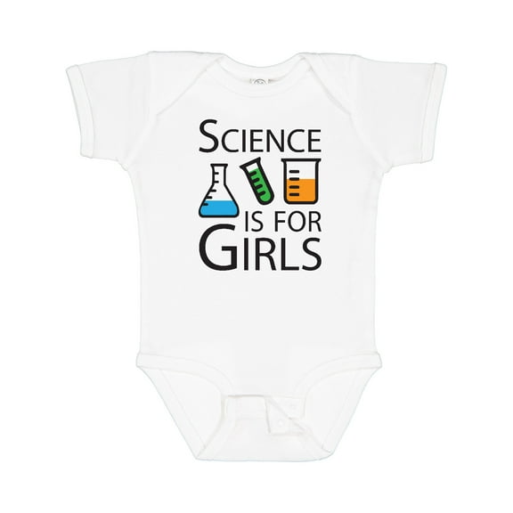 Inktastic Science is for Girls Girls Baby Bodysuit
