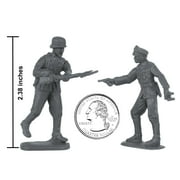 BMC CTS WW2 المشاة الألمانية جيش البلاستيك الرجال - 32pc شخصيات الجندي الرمادي