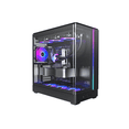 thumbnail image 2 of MONTECH KING 45 PRO KING45PB ATX PC Case, Curved Panoramic Glass, 4 ARGB PWM Fan Pre-Installed, 2 of 8