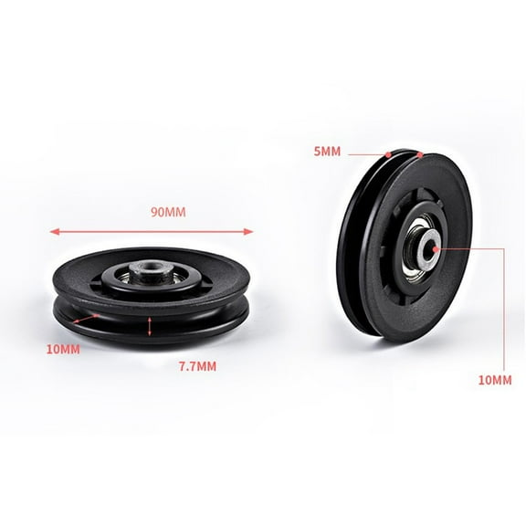 1Pcs Pulley Silent Gym Pulley Machine Bearing Heavy Strength Training Attachment Accessories High Running Precision 50-100Mm