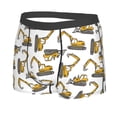 thumbnail image 2 of Wukai Funny Excavator Print Men’s Underwear Breathable Boxer Briefs,&nbsp;Moisture Wicking & Breathable-Large, 2 of 7