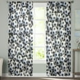 thumbnail image 4 of Sport Football Texture Sheer Window Curtains for Living Room Kitchen Children Bedroom Voile Hanging Curtain, 4 of 7