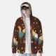 thumbnail image 2 of Balery Rooster And Chicken Sudadera ligera de manga larga con capucha y protección solar UPF 50+ para hombre y mujer, ideal para pesca y running-X-Large, 2 of 7