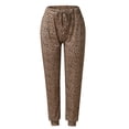 thumbnail image 3 of Birdeem Pantalon Décontracté pour Femme Été Pantalon à Imprimé Léopard Bas Pantalon de Sport, 3 of 9
