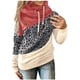 thumbnail image 1 of Sudaderas con capucha para mujer, suéter con cuello vuelto, informal, de manga larga, color block, sudaderas con capucha, suéteres, tops de otoño Zhivalor WRMH-1664-55, 1 of 5