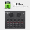 thumbnail image 4 of Amdohai V8 Mobile Phone Sound Card Bluetooth Microphone Live USB External Sound Card DSP Chip 12 Sound Effects for Phone Computer PC Audio Broadcast, 4 of 5