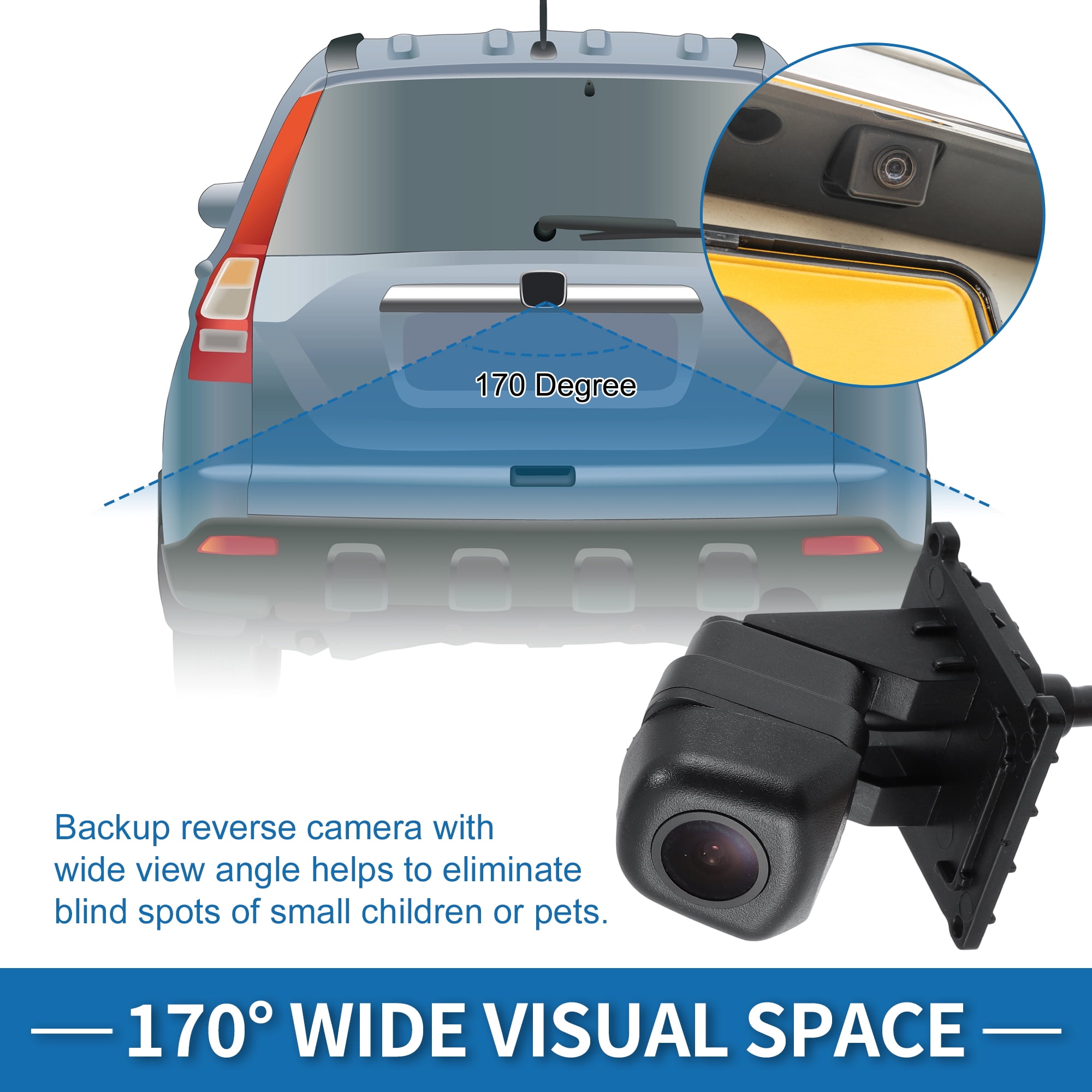 Unique Bargains Rear View Camera for Kia Soul 2020 2021 2022 EX GT-Line LX S Turbo