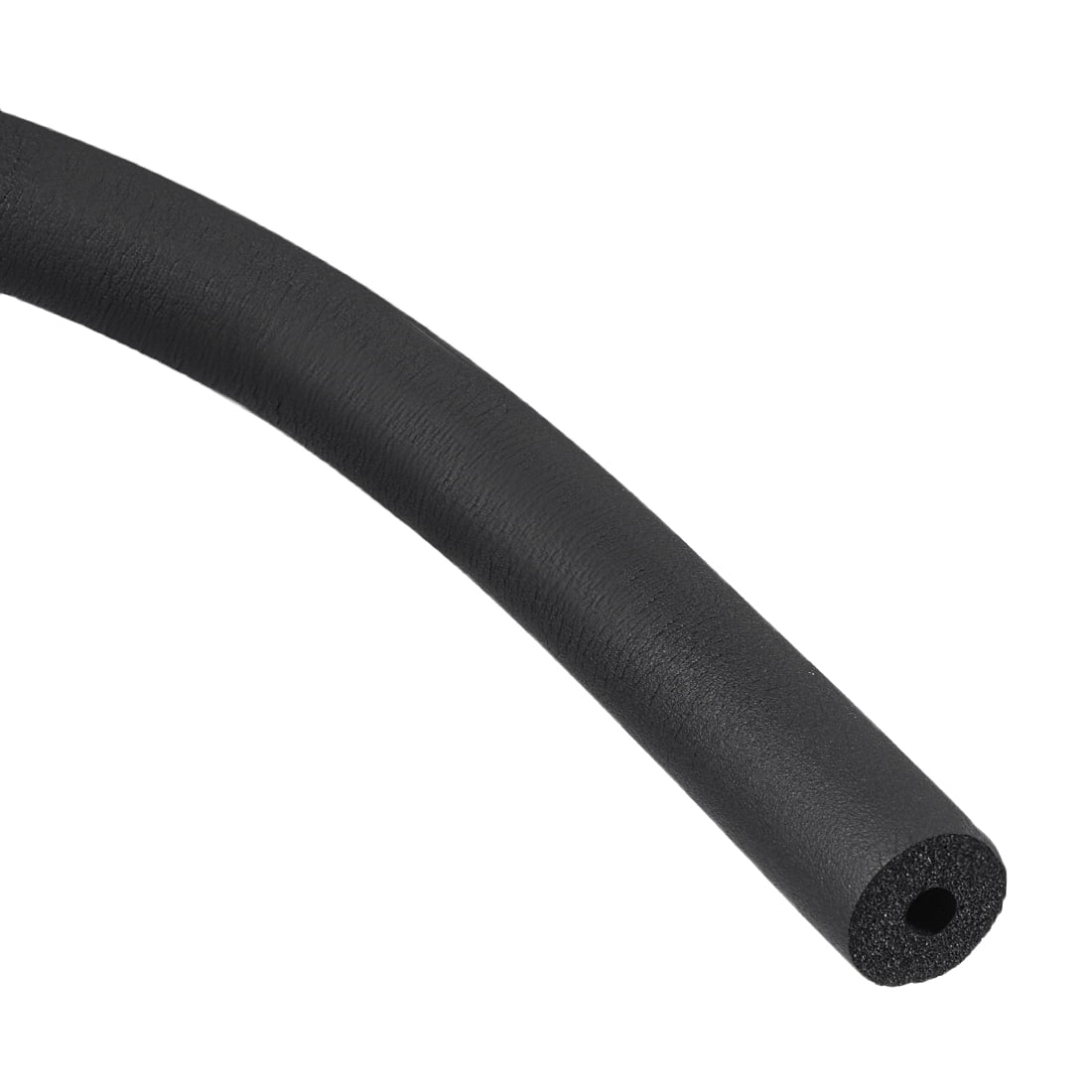 Foam Hose 2/8" x 3/8" Air Conditioner Heat Insulation Pipe Black 6 Foot
