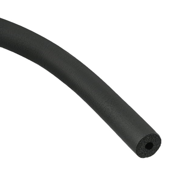 Foam Hose 2/8" x 3/8" Air Conditioner Heat Insulation Pipe Black 6 Foot Length