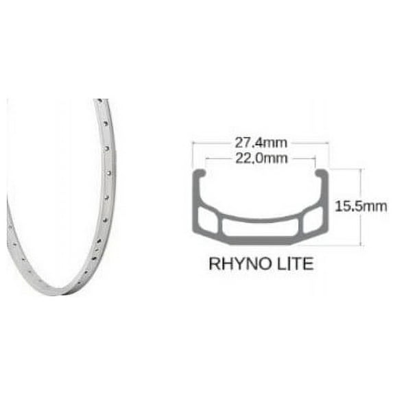 SunRingle Rhyno Lite 26" Rim, 36h - Polished