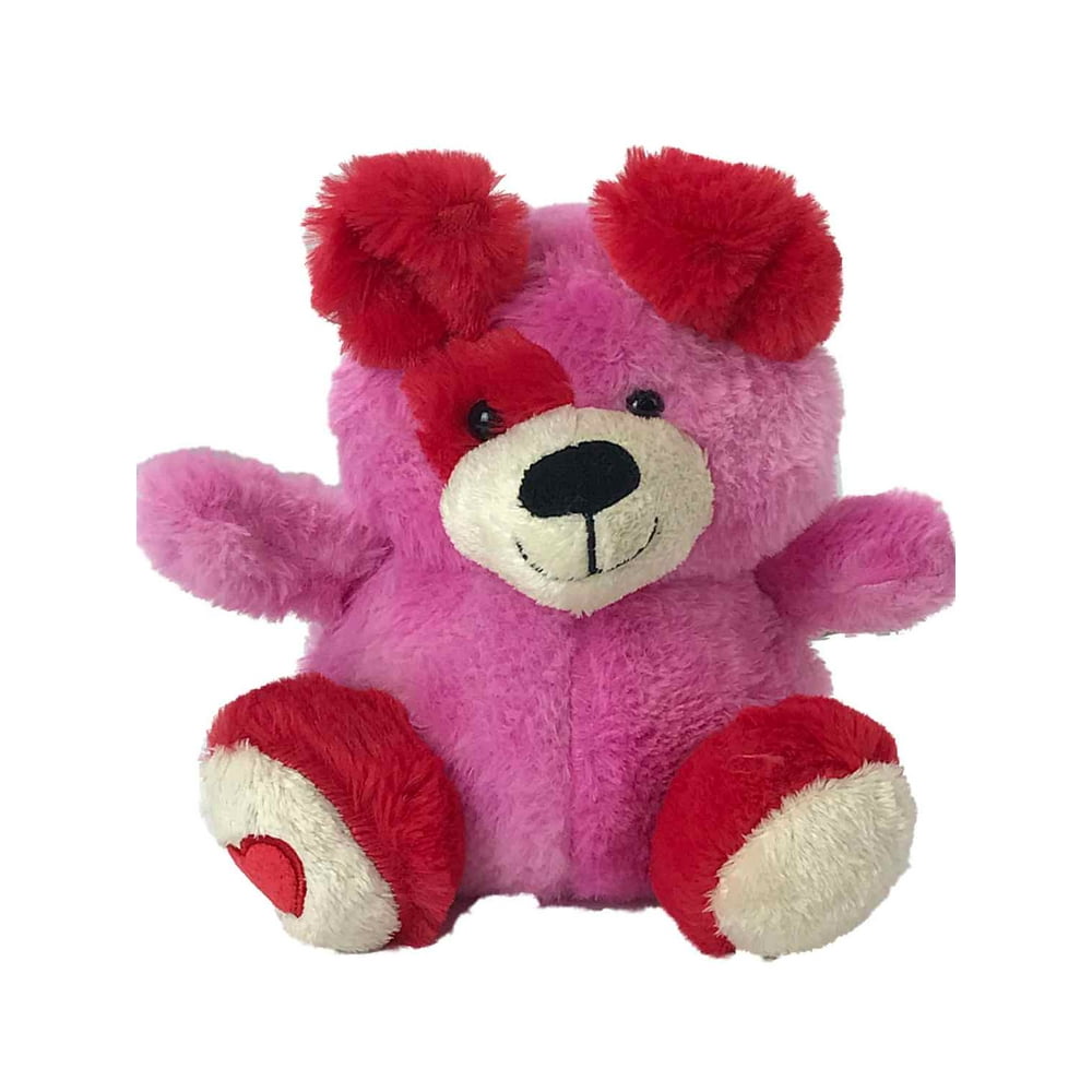 Animal Adventure Plush Chubby Pink & Red Puppy Dog Stuffed Animal Pal - Walmart.com - Walmart.com
