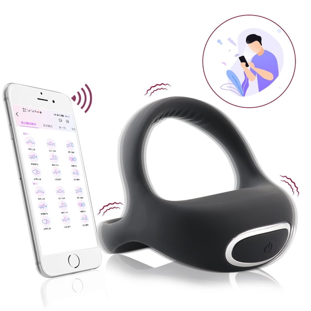 1 Uds. Anillo de bloqueo de vibración de Triple cabeza-aplicación de vibración multifrecuencia-juguete sexual ER