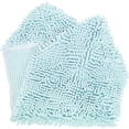 thumbnail image 3 of GFDYREE - Ultra Absorbent Microfiber Chenille Dog Bath Shammy Towel with Hand Pockets, Durable, Quick Drying, Washable, Prevent Mud Dirt (Color: Mint), 3 of 7