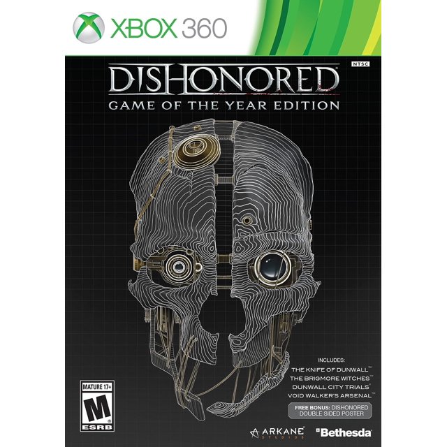 Dishonored Game of the year - Xbox 360 Bethesda xbox 360
