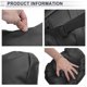 thumbnail image 3 of Almohada para Cabeza de Automóvil Unique Bargains Almohada Ergonómica Cómoda para el Cuello Soporte para el Cuello Cuero, Espuma de Memoria Ancho Ajustable Negro 2 Pzs para Conducir Viajar, 3 of 7