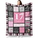 thumbnail image 1 of LHSHID 17 Year Old Girl Gift Ideas 17 Year Old Girl Gifts Gifts for 17 Year Old Girl 17th Birthday Gifts for Girls 17th Birthday Decorations for Girls Blanket 30"x40", 1 of 8
