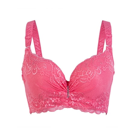 

Pudcoco Womens Bras Push Up Padded Lace Bra Brassiere Lingerie Underwears