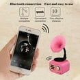 thumbnail image 6 of Zeceouar Retro Bluetooth Gramophone Speaker Portable Mini Retro Wireless Speaker-Sound, 6 of 7