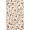 thumbnail image 3 of SAFAVIEH Newport Raphael Geometric Cotton Area Rug, Red/Blue, 5'6" x 8'6", 3 of 4