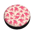 thumbnail image 4 of PUREYAH Wonderful Bird Pink Silhouette Rv Spare Tire Cover, Wheel Covers Protectors Universal Fit for Camping Travel Trailer Truck 15 inch, 4 of 6
