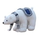 thumbnail image 4 of Decoración navideña Muñeca Regalo Navideño Peluche Adornos para Tartas Centro de Mesa Ártico oso polar, 4 of 9