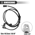 thumbnail image 5 of Rear Left or Right ABS Sensor Wheel Speed Sensor for Audi A4 1.8L 2000-2005 8E0927807B Black, 5 of 7