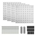 thumbnail image 2 of Pegboards, Pegboard Wall Organizer Panels, Peg Boards for Wall, Craft Room, Kitchen, Garage, Living Room, Bathroom(4Pcs), 2 of 3