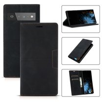 for Google Pixel 7 Pro Case Wallet, Premium PU Leather Case Google Pixel 7 Pro Cell Phone Cover, with Magnetic Closure Kickstand Card Holder, TPU Bumper Flip Wallet Case, Black