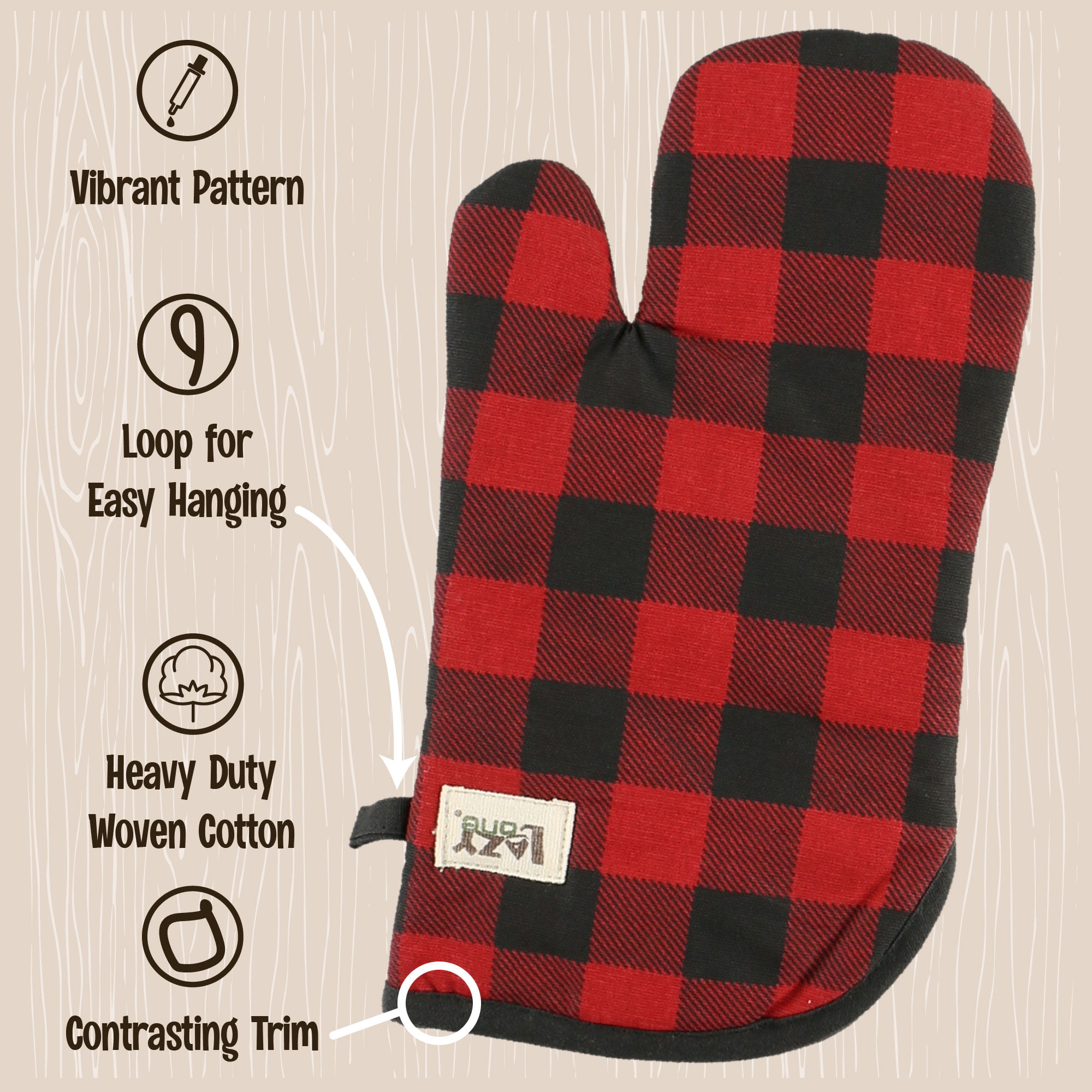LazyOne Funny Oven Mitts, Cute Kitchen Accessories for Home, Bear